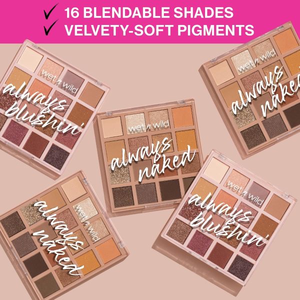 wet n wild Always Naked Palette, Nude Neutral Eye Makeup, Blendable, Warm - Image 2