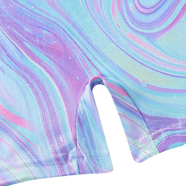 Gymnastics Leotards for Girls Tumbling Biketards with Shorts Toddler - Image 5