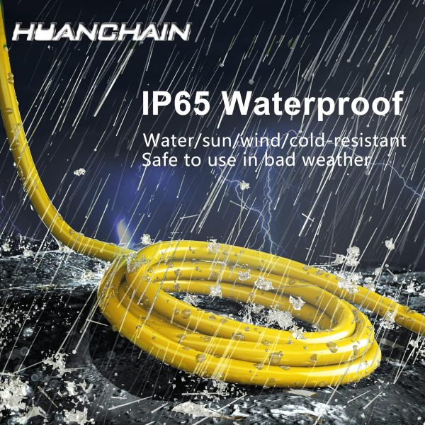 HUANCHAIN 25 ft 14/3 Gauge Heavy Duty Outdoor Extension Cord Waterproof - Image 4