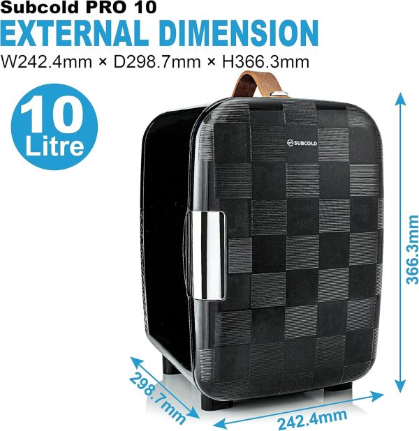 Pro10 Luxury Mini Fridge Cooler | Compact 10L Portable Small Fridge 12v & - Image 3