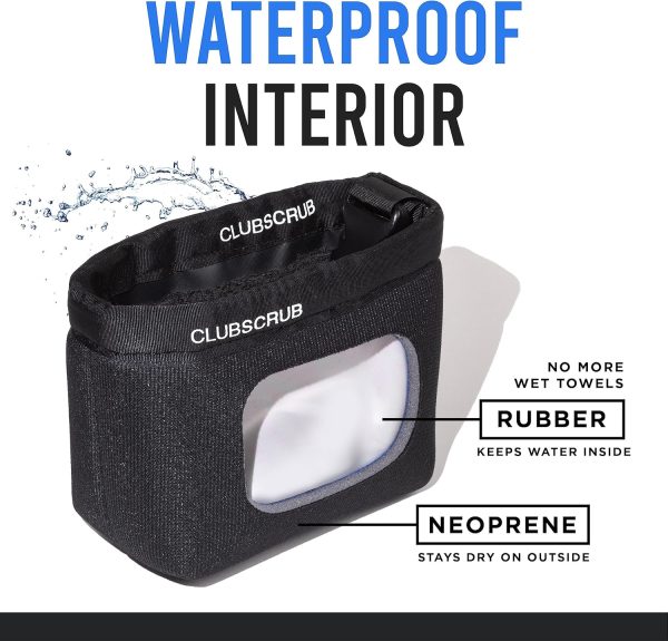 Golf Club and Golf Ball Cleaning Bag, Waterproof Clean Face Technology - Image 3