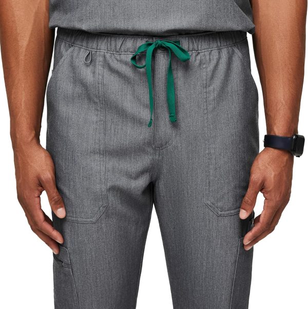 FIGS Cairo Cargo Scrub Pants for Men — Classic Straight Leg Fit, 9 Pockets, - Image 8