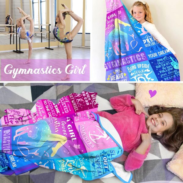 Gymnastics Gifts for Girls, Gymnastics Blanket for Girls, Gifts for - Image 4
