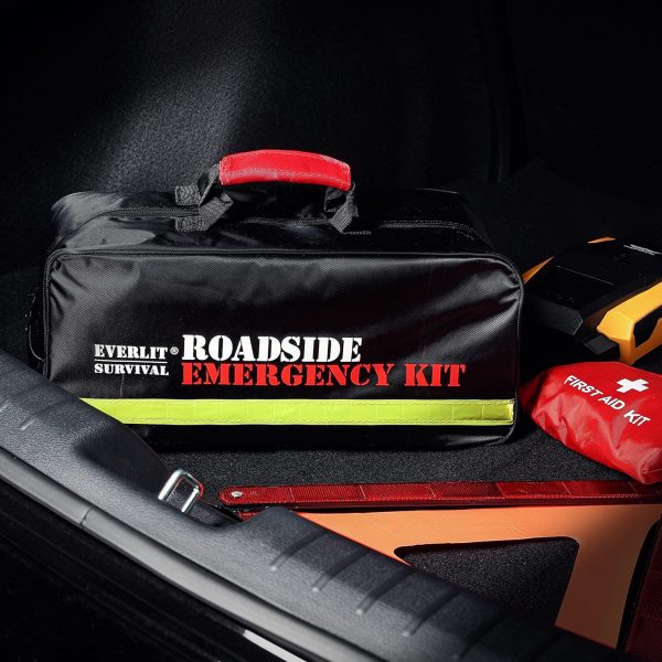 Everlit Survival Car Emergency Kit, Roadside Safety Tool Kit with - Image 7