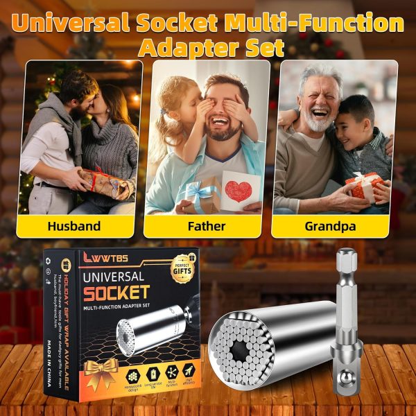 Super Universal Socket Tools Gifts for Men Christmas Gifts Stocking - Image 4