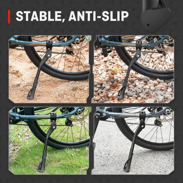 HENMI Bike Kickstand for Adult Bikes, Adjustable Bicycle Kickstand for Most - Image 5