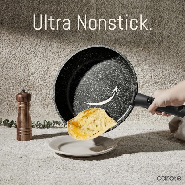 CAROTE 17pcs Pots and Pans Set Non Stick, Nonstick Cookware Set with - Image 3