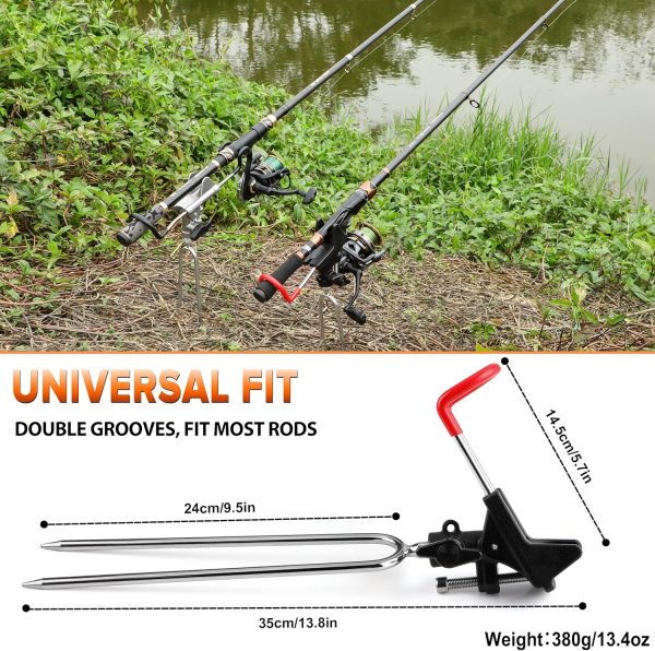 PLUSINNO Fishing Rod Holders for Bank Fishing - Upgraded Fishing Pole - Image 6
