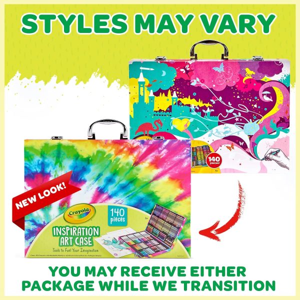 Crayola Inspiration Art Case Coloring Set - Tie-Dye (140ct), Art Set For - Image 4