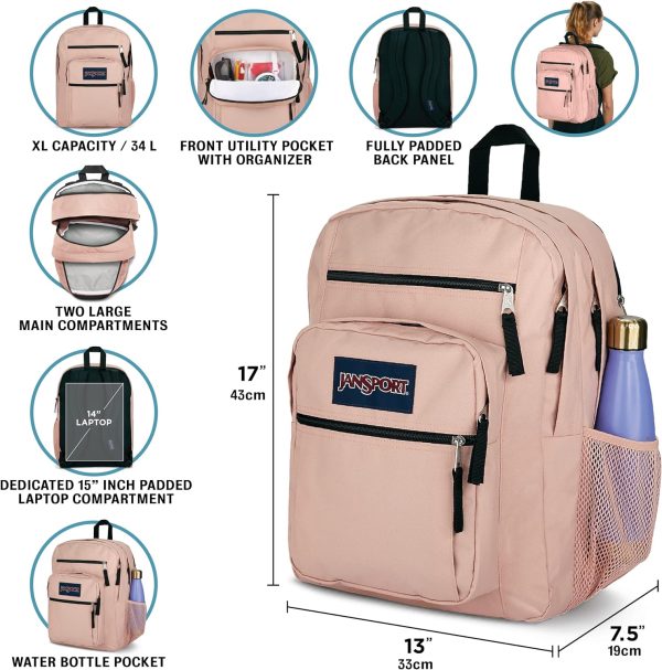 JanSport Laptop Backpack - Computer Bag with 2 Compartments, Ergonomic - Image 3