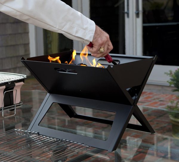Fire Sense 60508 Notebook BBQ Grill 3.5mm Cooking Bars Instant Foldable & - Image 3