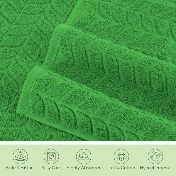 Elegant Comfort Luxury 6-Piece 100% Turkish Cotton Jacquard Braided - Image 7