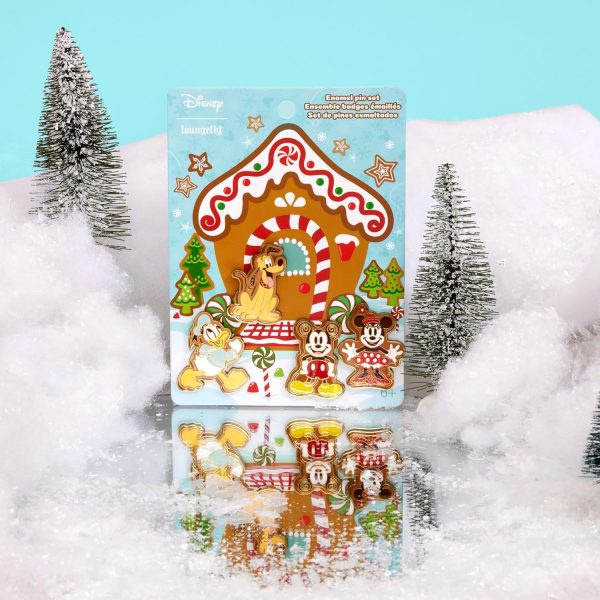 Loungefly Disney Mickey and Minnie Ice Skating Holiday Pin Set, Amazon - Image 2