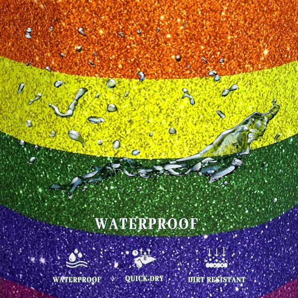 Shiny Rainbow Printed Laundry Basket Gay Funny Laundry Hamper Foldable - Image 5