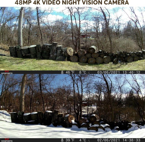 WOSPORTS Trail Camera,48MP 4K 0.2S Trigger Motion Activated,Game Hunting - Image 2