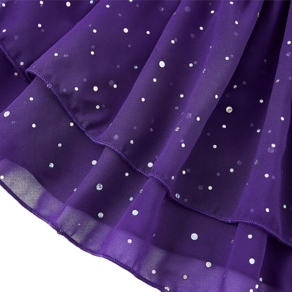 Leotards for Girls Gymnastics with Removable Skirt Toddler Dance Biketard - Image 5