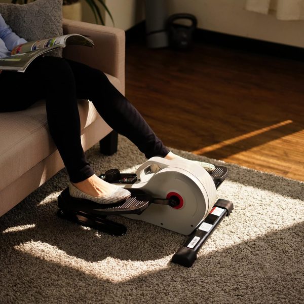 Sunny Health & Fitness Sitting Under Desk Elliptical Exerciser, Portable - Image 8