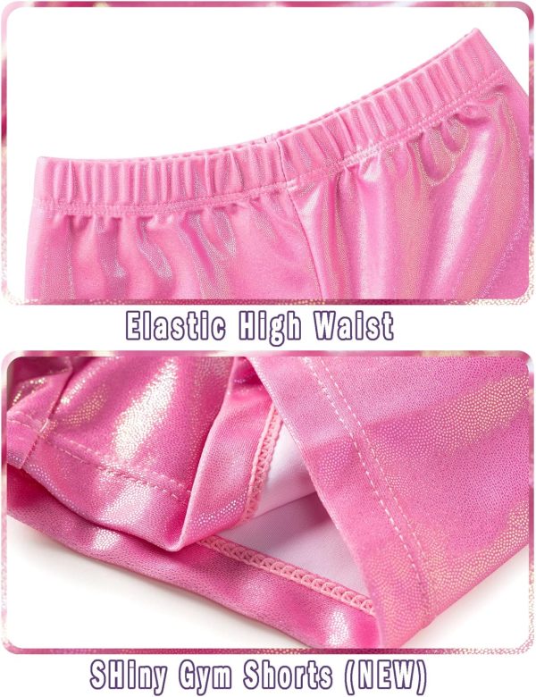 Zaclotre Gymnastics Leotards for Girls Sparkly Ballet Dance Biketards - Image 4