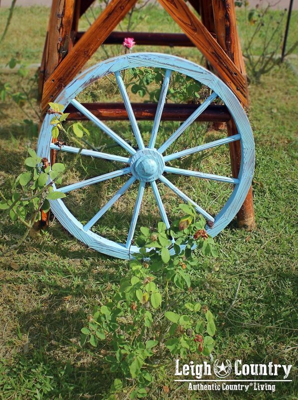 Leigh Country TX 93932 Blue Wash Wagon Wheel, 30 Inch - Image 5