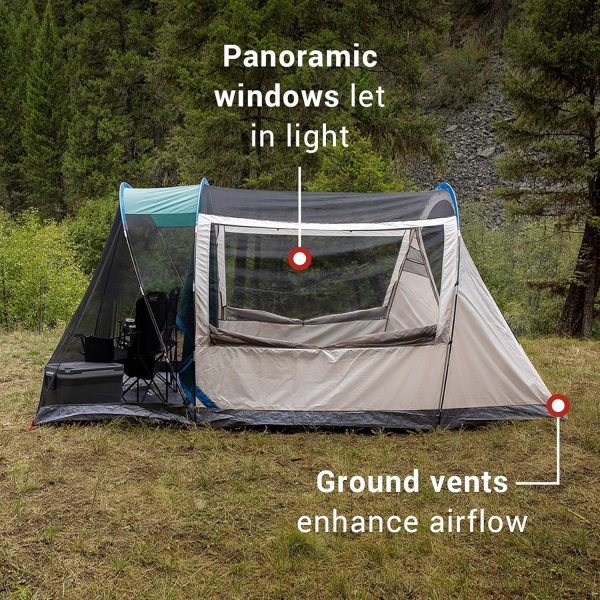 Coleman Cabin Camping Tent with Screened Porch, 4/6 Person Weatherproof - Image 5