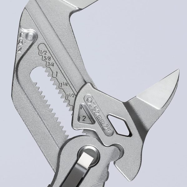 KNIPEX Tools - Pliers Wrench, Chrome (8603250), 10-Inch - Image 4