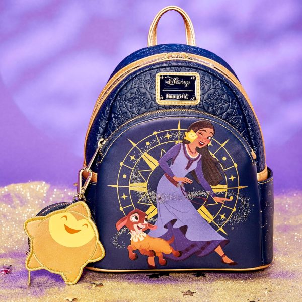 Loungefly Disney Wish Velvet Mini-Backpack, Amazon Exclusive - Image 6