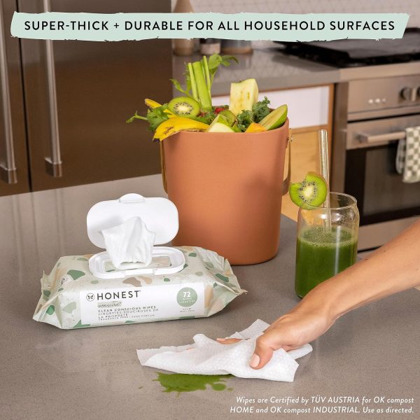 The Honest Company Clean Conscious Unscented Wipes | Over 99% Water, - Image 2