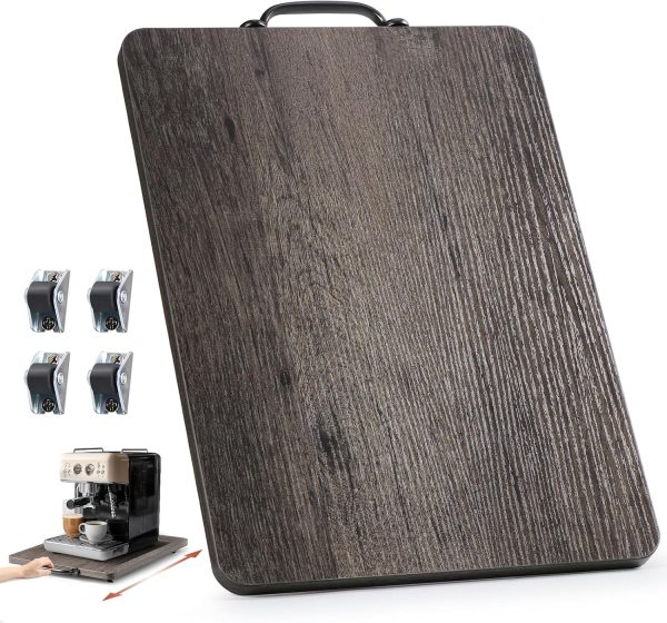Appliance Slider, Sliding Tray for Coffee Maker, Coffee Pot Slider Tray for