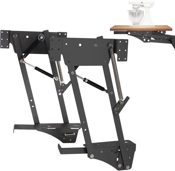 Appliances & Mixer Lift for Cabinet, Soft-Close Appliance Lifter with