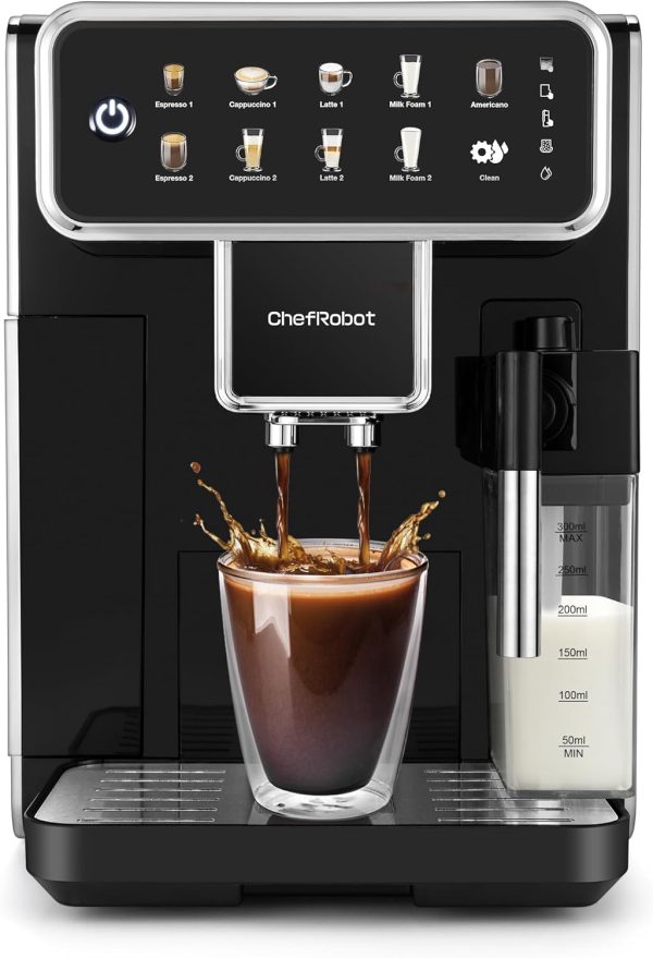 Automatic Espresso Machine Coffee Maker 12 Cup with Grinder Cappuccino