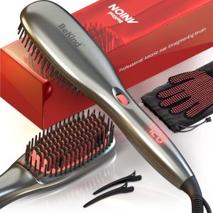 hair straightener brush