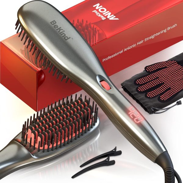 hair straightener brush