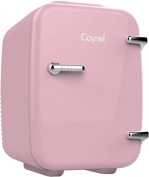 CAYNEL Mini Fridge Portable Thermoelectric 4 Liter Cooler and Warmer for