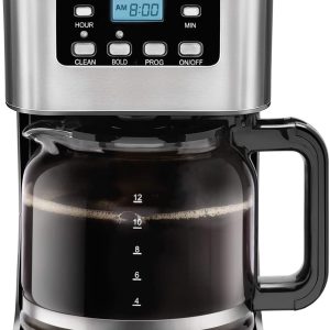 Chefman 12-Cup Programmable Coffee Maker, Electric Brewer, Auto Shut Off,