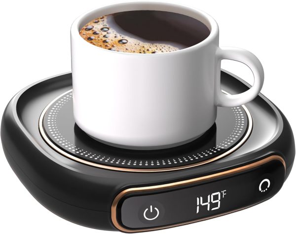 Coffee Mug Warmer, Cup Warmer for Desk with Auto Shut Off, 3 Temp Settings,