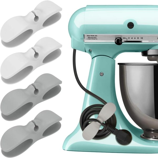 Cord Organizer for Kitchen Appliances - 4PCS Cord Winder Organizer Stick On