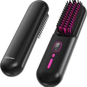 hair straightener brush