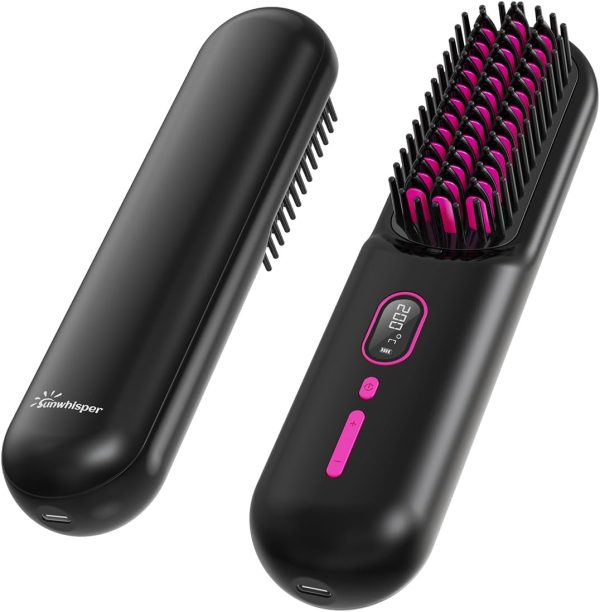 hair straightener brush