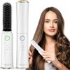hair straightener brush