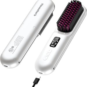 hair straightener brush