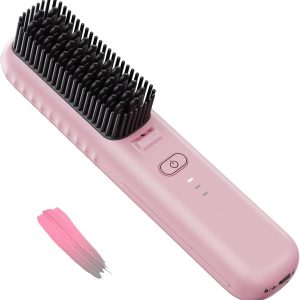 hair straightener brush