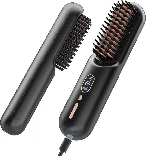 hair straightener brush