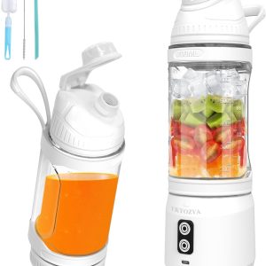 Cordless Portable Blender, Portable Blender for Shakes and Smoothies with