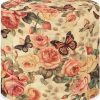 Cozeyat Retro Butterfly Rose Round Pressure Cooker Dust Cover Protective