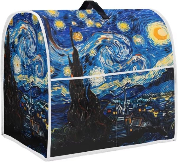 Cozeyat Starry Night Stand Mixer Dust Cover With Pocket Soft Easy To Clean