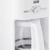 Cuisinart DCC-1120 12-Cup Classic Programmable Coffeemaker, White, 12-Cup,