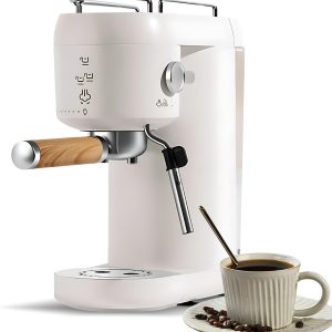 Electric Coffee Machine with Automatic Milk Frothing System 1400W 20Bar