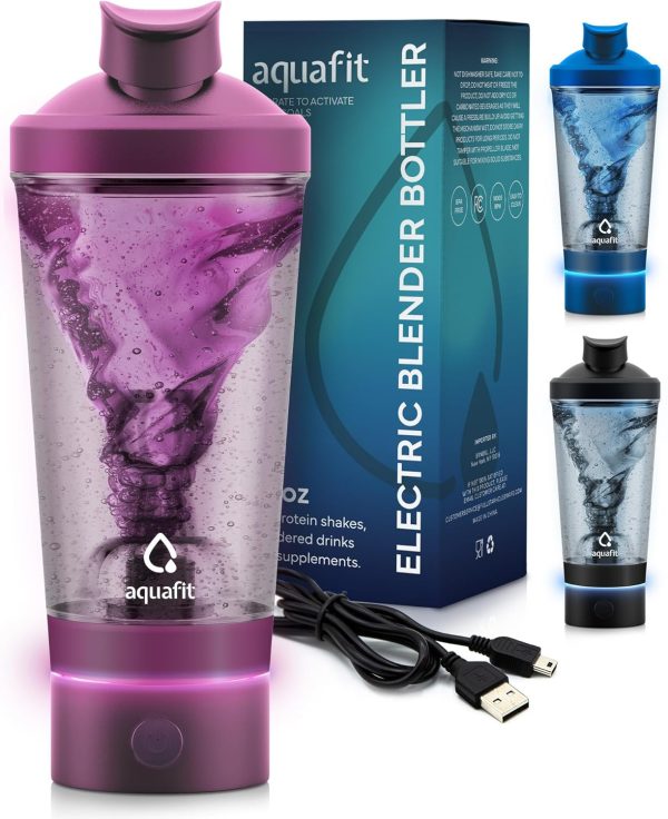 Electric Protein Shaker Bottle - USB Rechargeable Shaker Bottles 24oz