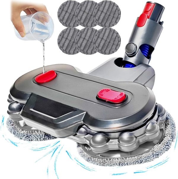 Electric Wet Dry Mop Head Attachment for Dyson v8 v7 v10 v11 v15 Hard Floor