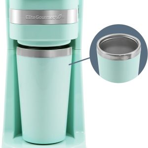 Elite Gourmet EHC113M Personal Single-Serve Compact Coffee Maker Brewer